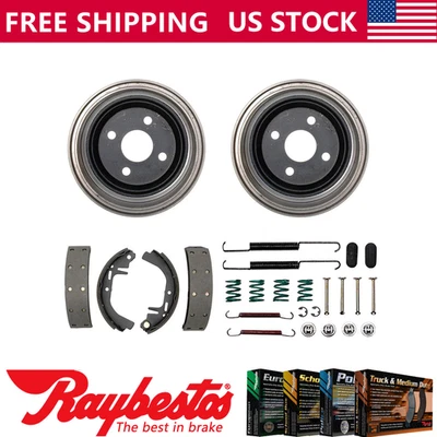 Kit de herrajes de tambores de freno y zapatas de freno trasero para Chevrolet Chevette 1976-1979 Foto 1 de 4