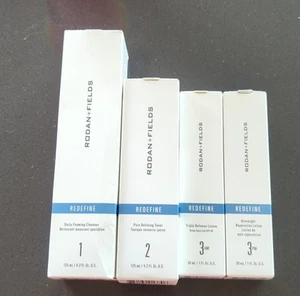 Rodan + Fields Redefine Kur 4-Schritte-Kit Reiniger Toner AM & PM EXP 02/28 NEU - Bild 1 von 4