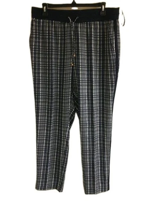 Jones New York Pantalones, Mujer Talla 10, Azul Blanco, Cómodo Pull On, Cintura Elástica Foto 1 de 4