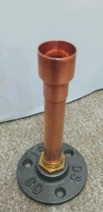 Steampunk Candle Stick - Picture 1 of 4