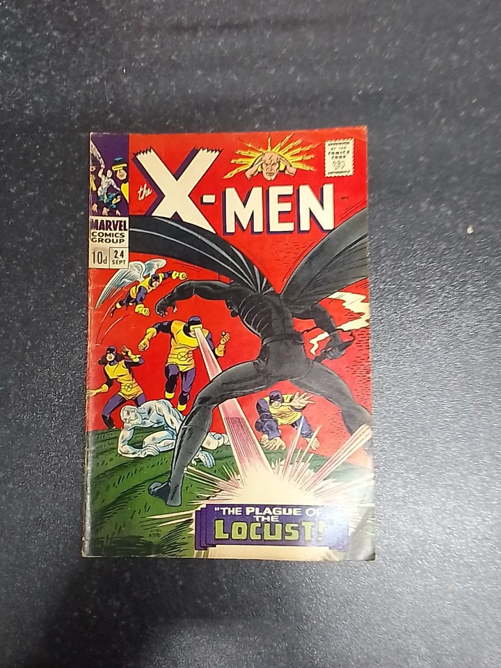 X men #24 The Plague Of Locust 1966 silver age marvel - Image 1 of 4