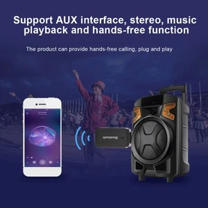 2Pcs Usb Receiver Adapter For Bt 4.0 Stereo Aux Output Support Music BUU - Picture 1 of 8