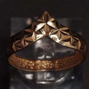 9ct Gold Wishbone Ring 375 Fine Jewellery Hallmarked Size L 1/2 1.58g RMF09-LW - Picture 1 of 7