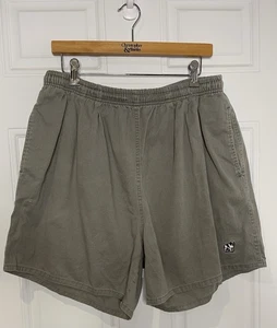 Pantalones Cortos Vintage Big Dogs Para Hombre XL Caqui Beige 100% Algodón Cintura Elástica Informal - Imagen 1 de 8