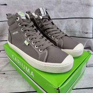Cariuma Pantone Gargoyle Grey Canvas OCA HIGH Top Mens Size 9 - Bild 1 von 14