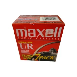 Maxell UR-90 7pk Brick Normal Bias Audio Cassettes by Maxell Ur-90 7pk Brick... - Bild 1 von 4