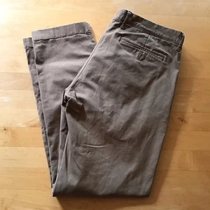 Pantalones chinos J Crew 484 ajustados elásticos para hombre 36x32 marrón - Imagen 1 de 10