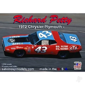 1:25 NASCAR Plastic Car Kit - Richard Petty - 1972 Chrysler Plymouth - Picture 1 of 1