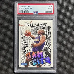 Tarjeta Fleer Ultra Jam City Kobe Bryant 1997-98 PSA 9 como nueva NBA HOF Lakers #18JC - Imagen 1 de 2