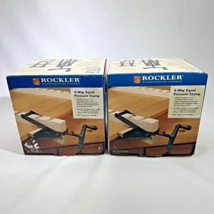 Lot of 2 ROCKLER Woodworking 4-Way Equal Pressure Clamps NEW OLD STOCK - Picture 1 of 9