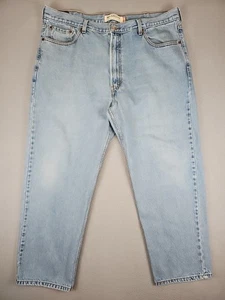 Pantalones de mezclilla de colección Levi's 550 calce relajado para hombre talla 42x29 azul lavado claro Y2K 06' - Imagen 1 de 9