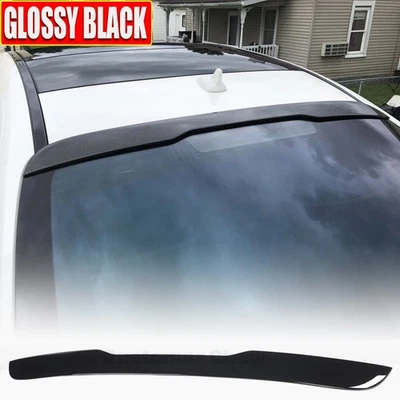 Spoiler traseiro asa preto brilhante para Mercedes-Benz W222 S400 S63 Sedan 14-20 - Imagem 1 de 4