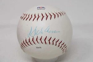 Hank Aaron Softball PSA/DNA Authentication Signed Braves - Picture 1 of 6