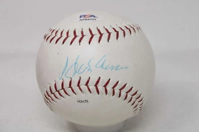 Hank Aaron Softball PSA/DNA Authentication Signed Braves - Image 1 of 4