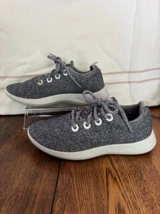 Allbirds Natural Gray w/ Light Gray Sole Wool Runners, Women's 7 - Picture 1 of 8