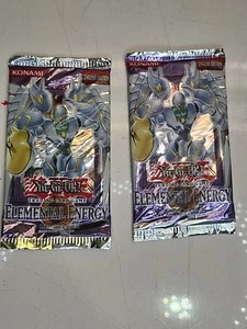 2 YU-GI-OH Elemental Energy 1ST EDITION Sealed BOOSTER PACK English - Picture 1 of 17