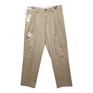 Pantalone Dockers Easy Khaki vestibilità classica plissettato davanti uomo taglia 32x32 beige - Foto 1 di 7