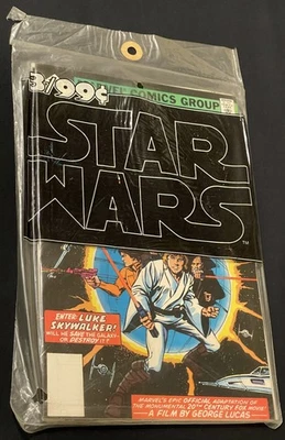 STAR WARS #1 2 3 SEALED 3-PACK VINTAGE REPRINTS WHITMAN MARVEL - Image 1 of 2