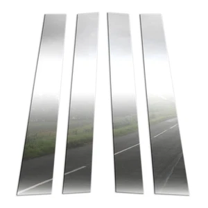 4 piezas moldura de poste de pilar cromada para 03-09 Toyota 4 Runner - Imagen 1 de 3