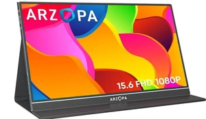 ARZOPA Portable Monitor 15.6'' 1080P FHD, USB C HDMI, Compatible - Picture 1 of 2