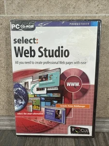 Seleccionar: Web Studio PC CD ROM Incluye WebManager Bonus Nuevo y Precintado - Imagen 1 de 5