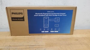 Philips 4000 Series Smart Deadbolt With Door Level DDL240X New Open Box - Picture 1 of 8