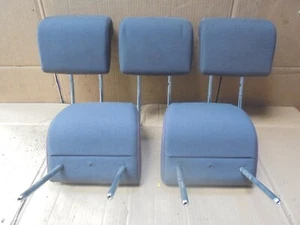 FORD C MAX 2008 SET OF FRONT AND REAR GREY TEXTILE PATTERNED HEADRESTS - Picture 1 of 14