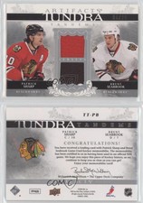 2009 Upper Deck Artifacts Tundra Tandems Silver /25 Patrick Sharp Brent Seabrook