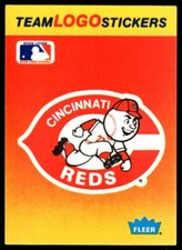 1991 Fleer Team Logo Stickers #NNO Cincinnati Reds - Cincinnati Reds