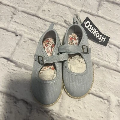 Oshkosh B'gosh Est.1895 Toddler Girl's Shoes Size 6 Lola gray New - Image 1 of 2