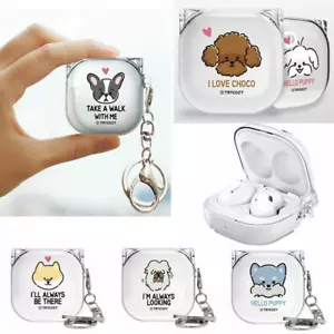 With Pet Clear Transparent Hard Case for Samsung Galaxy Buds2 Pro/Buds2/Pro/Live - Picture 1 of 17