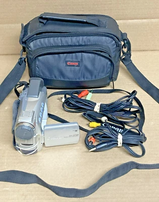 Canon ZR60 NTSC Digital Video Camera With Storage Bag Untested - Image 1 of 4