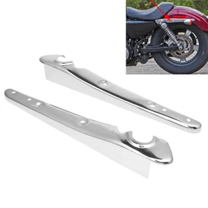 Chorme Rear Fender Struts Turn Signal Bracket For Harley Sportster XL 883 1200 - Picture 1 of 12