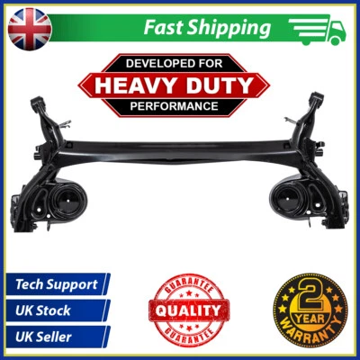 HEAVY DUTY Rear Axle for Fiat 500 07-15 Disc Brakes 4mm Thick spring pan - Image 1 of 4