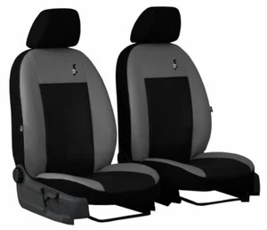 Fundas de asiento delanteras a medida de cuero ecológico para RENAULT CLIO Mk4 2012-2019 - Imagen 1 de 12
