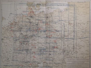 1900 Circa German Empire Prussia Austria-Hungary Map Topography 6.5 x 9.5" C17-5 - Picture 1 of 3