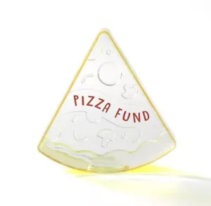 New Target Bullseye’s Playground Pizza Shape Pizza Fund Coin Money Piggy Bank - Picture 1 of 4