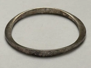 Vintage Norwegen ANNA GRETA EKER gehämmert 925S Sterling Silber Armreif Armband - Bild 1 von 5