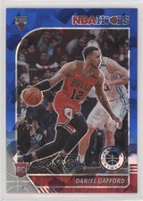 2019-20 NBA Hoops Premium Stock Blue Cracked Ice Prizm Daniel Gafford Rookie RC