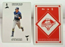 Christian Yelich 2020 Topps 52-Card Game by Kenny Mayne Series 2 - BREWERS