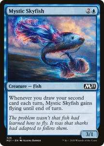MYSTIC SKYFISH x4 mtg NM-M M21 Magic Core Set 2021 4 Common - Picture 1 of 1