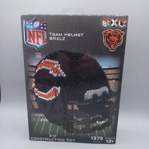 FOCO BRXLZ NFL Chicago Bears Football Helmet 3-D Construction Toy Brand New 