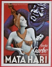 GRETA GARBO - Card # 06 - Movie Idols Set - MATA HARI