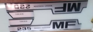Massey Ferguson 235 Hood Decals - Picture 1 of 1