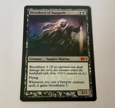 Magic the Gathering MTG Bloodlord of Vaasgoth M12 Rare Foil Nr Mint