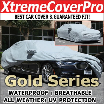2016 2017 2018 2019 2020 BMW 740I 750I WATERPROOF CAR COVER W/MIRROR POCKET GREY - Image 1 of 4