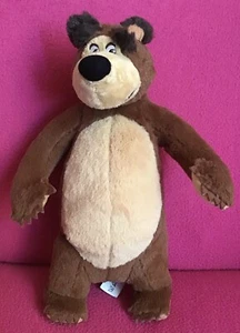 Simba Toys Masha And The Bear Standing Brown Soft Plush Toy 10” 2018 - Picture 1 of 11