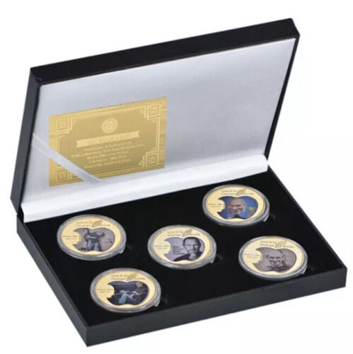Steve Jobs - Apple Placcato Oro Moneta Set Completo