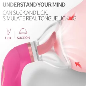 Klitoris G-punkt Vibrator Lecken Nippel Stimulator Vagina Sexspielzeug Damen - Bild 1 von 10