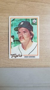 CHUCK SCRIVENER 1978 Topps #94   FREE SHIPPING